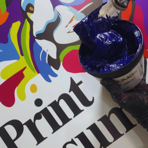 Plastisol azul oscuro